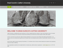 Tablet Screenshot of catfishuniversity.com